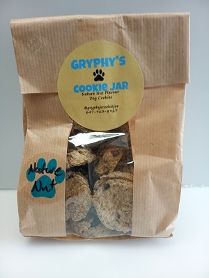 Bag Front Nature Nut Dog Cookies