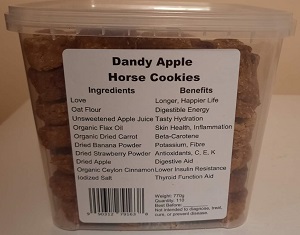 Box Front Dandy Apple Horse Treats
